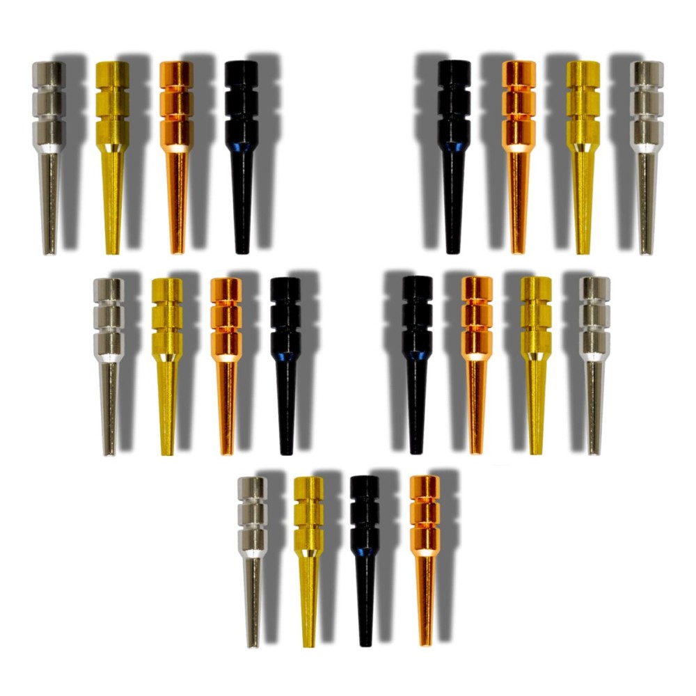 LitoMagic Metal Cribbage Pegs for Cribbage Board Game. Work with Regular Peg Board 1/8 Hole Size Like Bicycle Board Games. Pack of 20 Crib pegs.