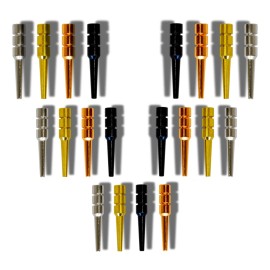 LitoMagic Metal Cribbage Pegs for Cribbage Board Game. Work with Regular Peg Board 1/8 Hole Size Like Bicycle Board Games. Pack of 20 Crib pegs.
