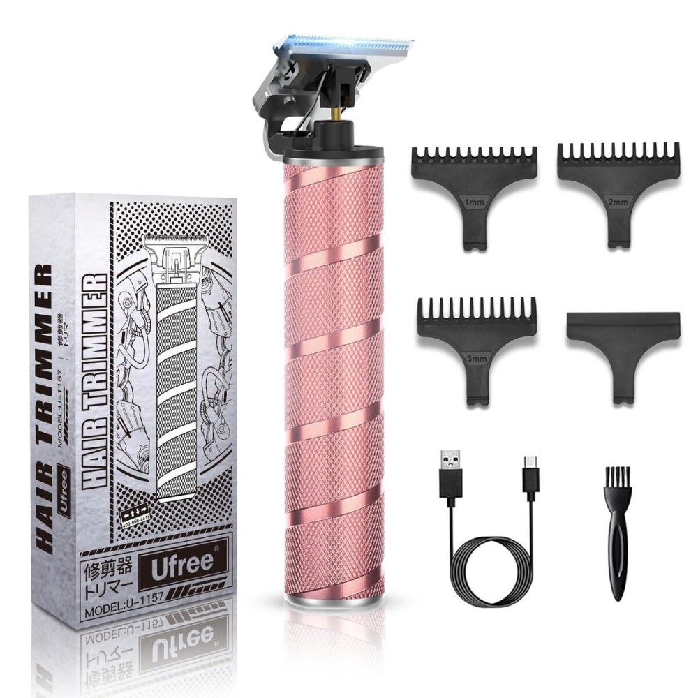Ufree Hair Trimmer for Women, Bikini Trimmer Electric Razors Shaver for Women Grooming, Waterproof Hair Clippers Hair Cutting Kit, Gifts for Women (Rose Gold) Ufree Hair Trimmer for Women, Bikini Trimmer Electric Razors Shaver for Women Grooming, Waterproof Hair Clippers Hair Cutting Kit, Gifts for Women (Rose Gold)