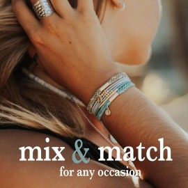 K\'lani Inspire Bracelets for Women - Elastic Bracelets and Boho Hair Ties - Cute Hair Ties for Women and Hair Tie Accessories - Stylish Bracelets Boho Style for Hair and Wrist - Set of 5 (Medium) K\'lani Inspire Bracelets for Women - Elastic Bracelets and Boho Hair Ties - Cute Hair Ties for Women and Hair Tie Accessories - Stylish Bracelets Boho Style for Hair and Wrist - Set of 5 (Medium)