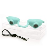 Super Sunnies EVO Flex UV Eye Protection, FDA Compliant, Tanning Bed Goggles, Red Light Theraphy Eyeshields with Case - Teal