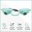 Super Sunnies EVO Flex UV Eye Protection, FDA Compliant, Tanning Bed Goggles, Red Light Theraphy Eyeshields with Case - Teal