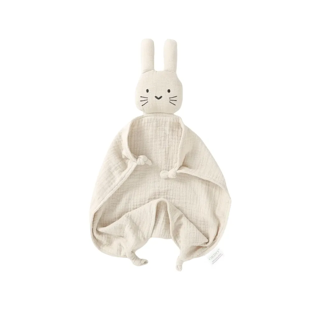 okdiy Organic Cotton Bunny Loveys for Babies,Newborn Baby Lovey Security Blanket,Lovies for Babies New Born Baby Unique Neutral Gifts Boys and Girls (Bunny-Khaki) okdiy Organic Cotton Bunny Loveys for Babies,Newborn Baby Lovey Security Blanket,Lovies for Babies New Born Baby Unique Neutral Gifts Boys and Girls (Bunny-Khaki)