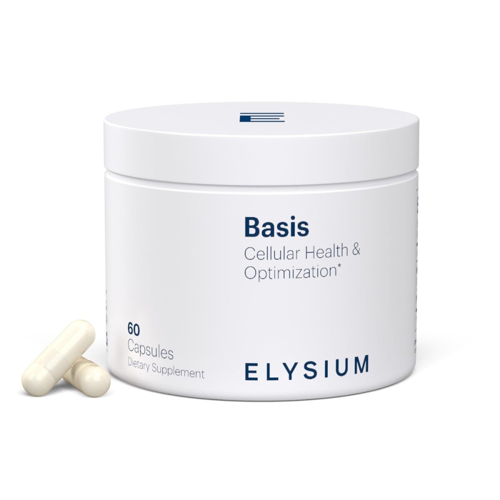ELYSIUM Basis NAD Plus Supplement 30 Servings - with Nicotinamide Riboside 250mg and Pterostilbene 50mg - Healthy Aging Supplement & Cellular Energy ELYSIUM Basis NAD Plus Supplement 30 Servings - with Nicotinamide Riboside 250mg and Pterostilbene 50mg - Healthy Aging Supplement & Cellular Energy