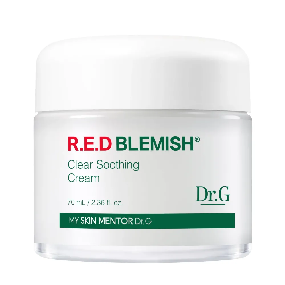 Dr.G Red Blemish Clear Soothing Korean Moisturizer Face Cream, 70ml - Cica Cream, Korean Skin Care Moisturizer, Korean Face Moisturizer, Facial Moisturizer, Korean Skincare, K Beauty Skincare Coreano Dr.G Red Blemish Clear Soothing Korean Moisturizer Face Cream, 70ml - Cica Cream, Korean Skin Care Moisturizer, Korean Face Moisturizer, Facial Moisturizer, Korean Skincare, K Beauty Skincare Coreano