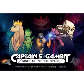 Captain\'s Gambit - Kings of Infinite Space | Hidden-Role Social Deduction Board Game | 4-8 Players | 40-90 Minutes Playtime | Ages 14+