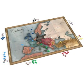 Renegade Game Studios Diplomacy - Renegade, Europe 20th Century Strategy Board Game of Alliances & Betrayal, Ages 12+, 2-7 Players, 4 Hrs