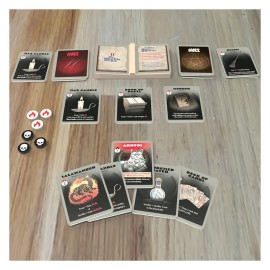 Aleph Null - Capstone Games, Single Player Card Game - Deck Deconstruction, Escalating Tension, Card Combos, & Hell Itself! Ages 14+, 1 Player, 30 Minutes
