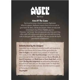 Aleph Null - Capstone Games, Single Player Card Game - Deck Deconstruction, Escalating Tension, Card Combos, & Hell Itself! Ages 14+, 1 Player, 30 Minutes