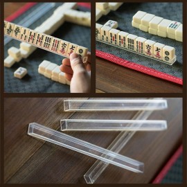 Doefo Mahjong - Traditional Chinese Mahjong Set with 144 Tiles, 2 Spare Cards, Portable Travel Board Game Doefo Mahjong - Traditional Chinese Mahjong Set with 144 Tiles, 2 Spare Cards, Portable Travel Board Game