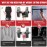 COFOF Weight Lifting Wrist Strap,Double Layer Leather Weightlifting Wrist Strap for Deadlift and Powerlifting, Adjustable Neoprene Padded Gym Workout Lifting Wrist Hooks for Men/Women(Pair)