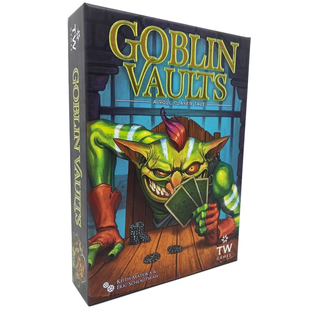 Thunderworks Games - Goblin Vaults | A Cleverly Strategic Card Game | Bidding, Trick Taking, Card Placement | Ages 14+ | Family Board Game for 1-5 Players | 30-45 Minutes | Thunderworks Games - Goblin Vaults | A Cleverly Strategic Card Game | Bidding, Trick Taking, Card Placement | Ages 14+ | Family Board Game for 1-5 Players | 30-45 Minutes |