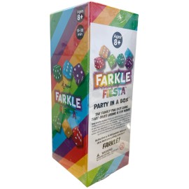 Regal Games - Farkle Fiesta Classic Dice Game w/ 6 Colored Dice Sets, 6 Convenient Dice Cups for Easy Shaking, & 20 Score Sheets - Fun Family Game for Travel, Camp - Ideal for 2-4 Players (Ages 8+) Regal Games - Farkle Fiesta Classic Dice Game w/ 6 Colored Dice Sets, 6 Convenient Dice Cups for Easy Shaking, & 20 Score Sheets - Fun Family Game for Travel, Camp - Ideal for 2-4 Players (Ages 8+)