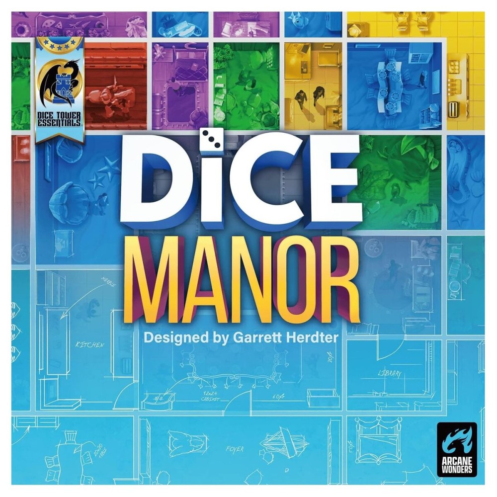 Arcane Wonders Dice Manor Board Game (2 to 4 Players, 14+) Arcane Wonders Dice Manor Board Game (2 to 4 Players, 14+)