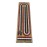Regal Games Cribbage Board Game Set with Unique Wooden Cribbage Board (11 x 4.5 x 2.75) & 9 Multi-Colored Cribbage Pegs - Family Fun Game Night - Ideal for 2-4 Person