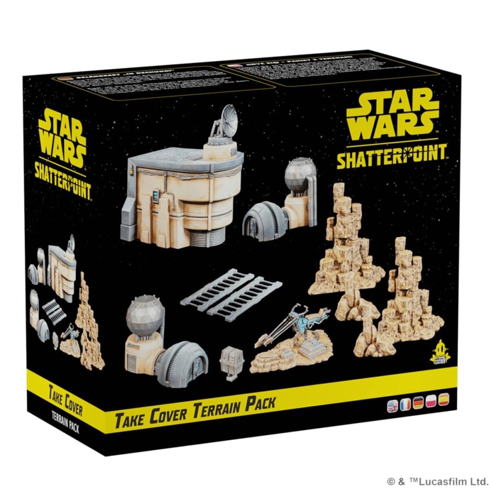 Asmodee Star Wars Shatterpoint Ground Cover TERRAIN PACK - Create Dynamic Battlefields! Tabletop Miniatures Game for Kids and Adults, Ages 14+, 2 Players, 90 Minute Playtime