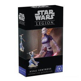 Star Wars: Legion Asajj Ventress OPERATIVE EXPANSION - Unleash Sinister Power! Tabletop Miniatures Strategy Game for Kids and Adults, Ages 14+, 2 Players, 3 Hour Playtime, Made by Atomic Mass Games Star Wars: Legion Asajj Ventress OPERATIVE EXPANSION - Unleash Sinister Power! Tabletop Miniatures Strategy Game for Kids and Adults, Ages 14+, 2 Players, 3 Hour Playtime, Made by Atomic Mass Games