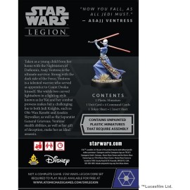 Star Wars: Legion Asajj Ventress OPERATIVE EXPANSION - Unleash Sinister Power! Tabletop Miniatures Strategy Game for Kids and Adults, Ages 14+, 2 Players, 3 Hour Playtime, Made by Atomic Mass Games Star Wars: Legion Asajj Ventress OPERATIVE EXPANSION - Unleash Sinister Power! Tabletop Miniatures Strategy Game for Kids and Adults, Ages 14+, 2 Players, 3 Hour Playtime, Made by Atomic Mass Games