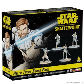 Star Wars Shatterpoint Hello There SQUAD PACK - Unleash the Force with Iconic Characters! Tabletop Miniatures Game, Ages 14+, 2 Players, 90 Minute Playtime, Made by Atomic Mass Games Star Wars Shatterpoint Hello There SQUAD PACK - Unleash the Force with Iconic Characters! Tabletop Miniatures Game, Ages 14+, 2 Players, 90 Minute Playtime, Made by Atomic Mass Games