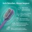 GuruNanda Gentle Giant Toothbrush with Dual Action Flossing Spiral Bristles, Non-Slip Ergo Dexa Grip, Helps in Teeth Whitening, BPA Free, (4 Count)