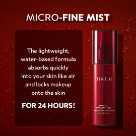 TIRTIR Mask Fit Make-up Fixer, 24H Long Lasting Makeup Finishing Setting Spray, Lightweight and Non-greasy, 2.7 Fl Oz TIRTIR Mask Fit Make-up Fixer, 24H Long Lasting Makeup Finishing Setting Spray, Lightweight and Non-greasy, 2.7 Fl Oz