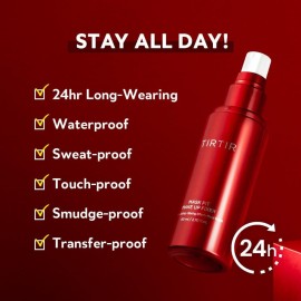 TIRTIR Mask Fit Make-up Fixer, 24H Long Lasting Makeup Finishing Setting Spray, Lightweight and Non-greasy, 2.7 Fl Oz TIRTIR Mask Fit Make-up Fixer, 24H Long Lasting Makeup Finishing Setting Spray, Lightweight and Non-greasy, 2.7 Fl Oz