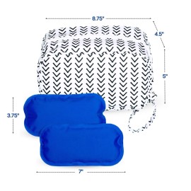 Breastmilk Cooler Bag with Ice Pack - Insulated Breast Milk Cooler Travel Bag - Small Breastmilk Storage Bag Cooler with Detachable Wrist Strap Breastmilk Cooler Bag with Ice Pack - Insulated Breast Milk Cooler Travel Bag - Small Breastmilk Storage Bag Cooler with Detachable Wrist Strap