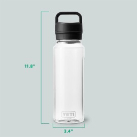 YETI Yonder 1L/34 oz Water Bottle with Yonder Chug Cap, Clear