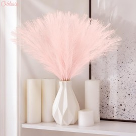obbsie 50pcs Pink Faux Pampas Grass Decor, 21.6 Short Artificial Pompous Grass Floral Fake Pompas Grass Branches Vase Filler Flower Arrangement for Home Wedding Boho Decor obbsie 50pcs Pink Faux Pampas Grass Decor, 21.6 Short Artificial Pompous Grass Floral Fake Pompas Grass Branches Vase Filler Flower Arrangement for Home Wedding Boho Decor
