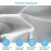TILLYOU Baby Crib Sheets for Boys Girls, Fitted Crib Sheet 2 Pack for Standard Crib and Toddler Mattresses, Super Soft Toddler Bed Sheets, 28x52x8, White & Gray