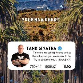 Influencers in the Wild Board Game - 2-6 Players - Built by Tank Sinatra & Tank\'s Good News - Social Media Board Games for Adults, Social Media Merchandise Card Games for Adults