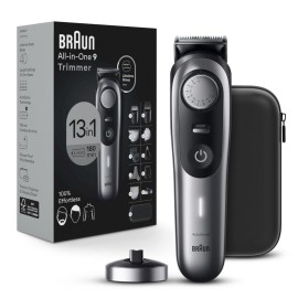 Braun All-in-One Men\'s Shaving Kit Series 9 9440, 13-in-1 Beard, Face, Nose, Ear Trimmer, Hair Clippers, Body Groomer and Manscaping
