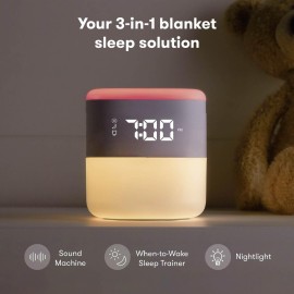 Frida Baby 3-in-1 Alarm Clock + Sound Machine + Nightlight | Wake Up Light Sunrise Alarm Clock, White Noise Soother, Sleep Trainer, Nursery + Toddler + Kids Bedroom (Bluetooth) Frida Baby 3-in-1 Alarm Clock + Sound Machine + Nightlight | Wake Up Light Sunrise Alarm Clock, White Noise Soother, Sleep Trainer, Nursery + Toddler + Kids Bedroom (Bluetooth)