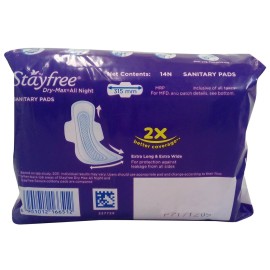 STAYFREE best Dry-Max All Night Ultra-Dry with Wings - XXL (14 +14 +14 +14 Sanitary Pads) Sanitary Pad (Pack of 56) STAYFREE best Dry-Max All Night Ultra-Dry with Wings - XXL (14 +14 +14 +14 Sanitary Pads) Sanitary Pad (Pack of 56)