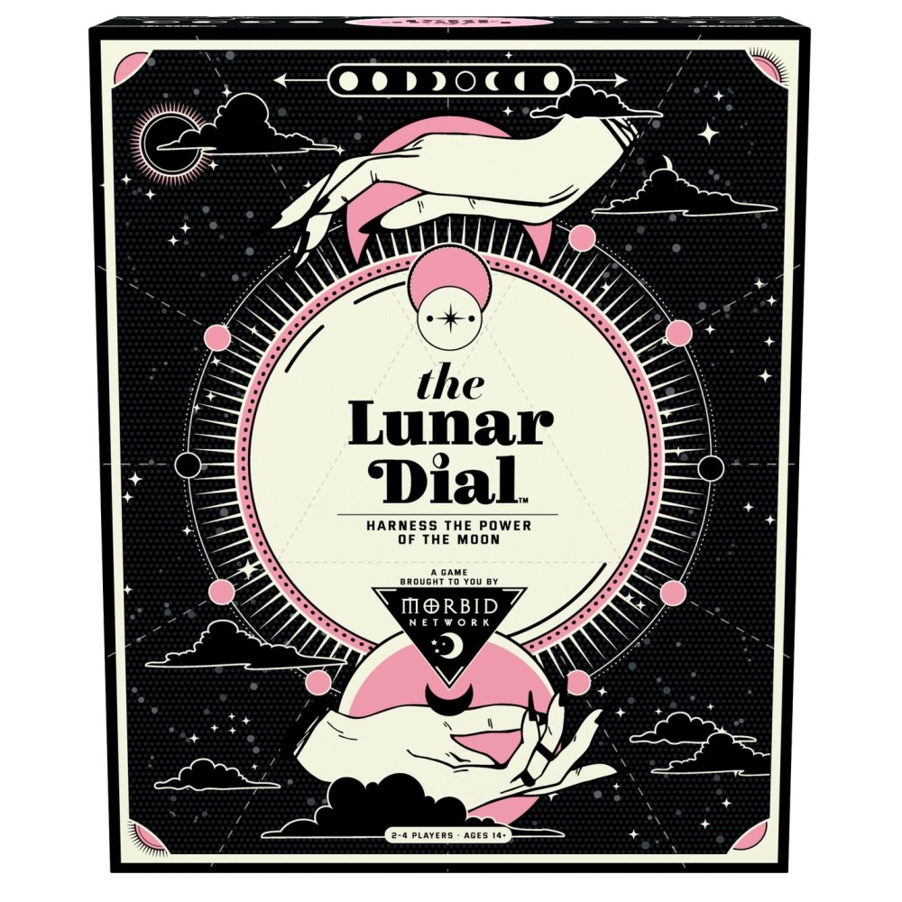Morbid The Lunar Dial Game - Alter The Phases of The Moon Strategy Game Based on True Crime Podcast Morbid, 2-4 Players, Age 14 and Up
