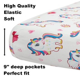 4 Pack Soft Baby Girl Crib Sheets for Standard Crib Mattress Unicron Rainbow Heart Cute Neutral Polyester Unisex Fitted Crib Sheets Set for Baby Girls 4 Pack Soft Baby Girl Crib Sheets for Standard Crib Mattress Unicron Rainbow Heart Cute Neutral Polyester Unisex Fitted Crib Sheets Set for Baby Girls