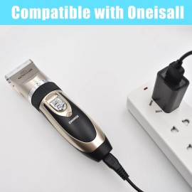 BOEEA Universal Hair Clipper Charger Cord, Replacement Charger Cable Compatible with Various Dog Clippers,Fit oneisall Dog Clippers,Fit SUPRENT Hair Clippers etc, 5V Power Adapter Charging Line BOEEA Universal Hair Clipper Charger Cord, Replacement Charger Cable Compatible with Various Dog Clippers,Fit oneisall Dog Clippers,Fit SUPRENT Hair Clippers etc, 5V Power Adapter Charging Line