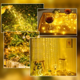 4-Pack Fairy Lights Battery Operated with Timer, Waterproof 16FT 50 LED String Lights Indoor Outdoor, Cuttable Starry Fairy Lights for Christmas Home Bedroom Wedding DIY Centerpiece Decor (Warm White) 4-Pack Fairy Lights Battery Operated with Timer, Waterproof 16FT 50 LED String Lights Indoor Outdoor, Cuttable Starry Fairy Lights for Christmas Home Bedroom Wedding DIY Centerpiece Decor (Warm White)