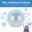 Dr. Brown\'s ToothScrubber Toothbrush, Three-Sided Toddler Training Toothbrush for Ages 1-4 Years with Suction Cup Base and Color Changing Bristles