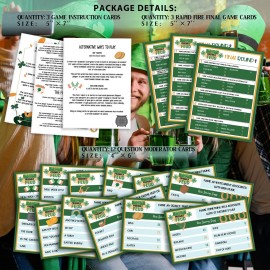 St. Patrick\'s Day Friendly Feud Quiz, St. Patrick\'s Day Party Game, Family Activity, Feud Trivia Quiz, Holiday Games for Adults Coworkers Groups St. Patrick\'s Day Party Supplies-02 St. Patrick\'s Day Friendly Feud Quiz, St. Patrick\'s Day Party Game, Family Activity, Feud Trivia Quiz, Holiday Games for Adults Coworkers Groups St. Patrick\'s Day Party Supplies-02