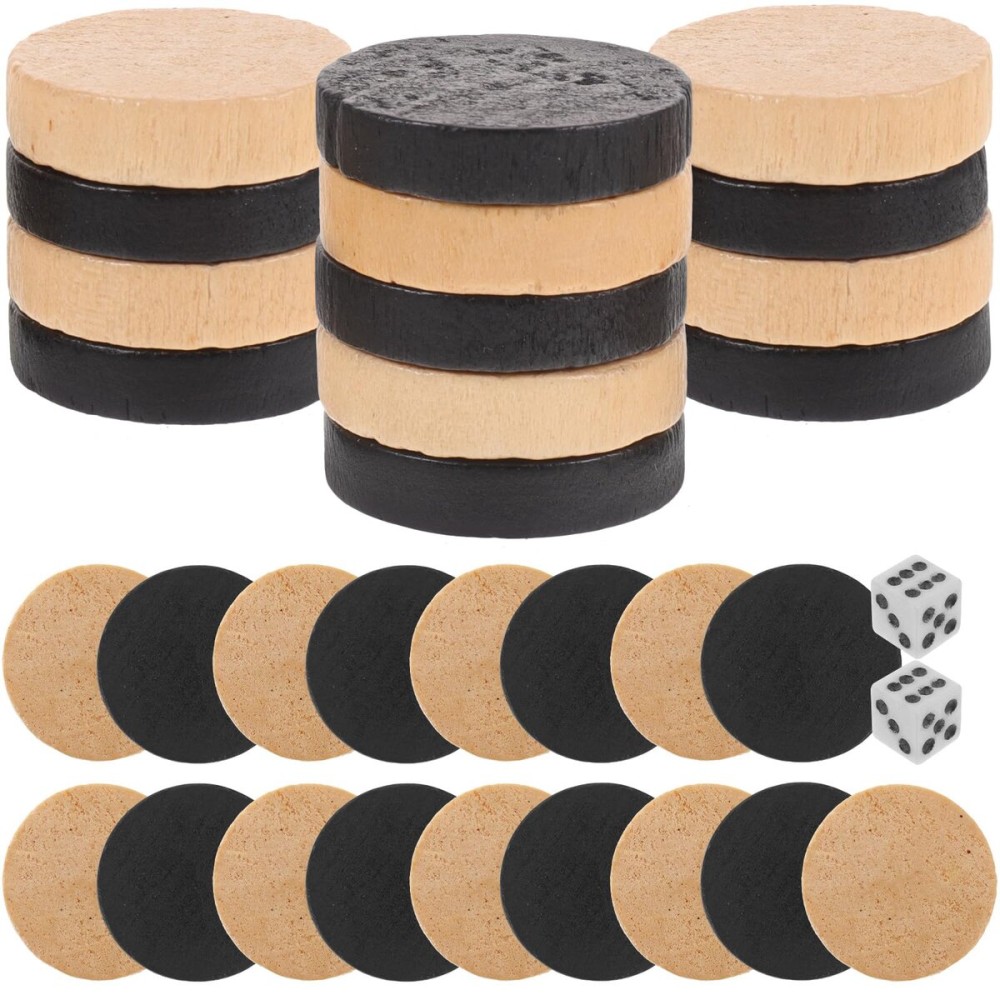 1 Set Backgammon Checkers Chess Board Game Accessories Dice Storage Pouch Play