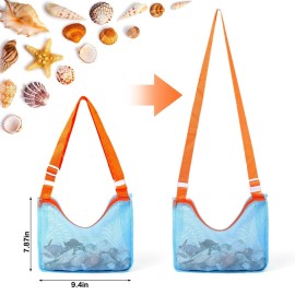 Vodolo Beach Mesh Shovel with Mesh Beach Bag for Shell Collecting, Kids Filter Sand Scooper for Picking Up Shells, Shark Tooth Sifter Dipper for Boys and Girls, Toy Vodolo Beach Mesh Shovel with Mesh Beach Bag for Shell Collecting, Kids Filter Sand Scooper for Picking Up Shells, Shark Tooth Sifter Dipper for Boys and Girls, Toy