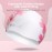 COPOZZ Stylish Silicone Swim Cap for Women - Comfortable, Durable, and Hair-Protecting Design