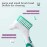 Octuitey Denture Brush 4Pcs Denture ToothbrushesDenture Cleaning Care Cleaning Brush Double Sided ToothbrushMulti-Layered Bristles and Rubber Anti-Slip Handle (Purple, Green, Blue, Orange)