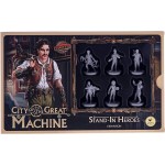City of The Great Machine. Stand-in Heroes Board Game Expansion |1-4 Players | Ages 14 and up | Steampunk | One-vs-Many | Hidden Movement | Cooperative & Solo | Average Playtime 60-90 min
