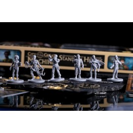 City of The Great Machine. Stand-in Heroes Board Game Expansion |1-4 Players | Ages 14 and up | Steampunk | One-vs-Many | Hidden Movement | Cooperative & Solo | Average Playtime 60-90 min