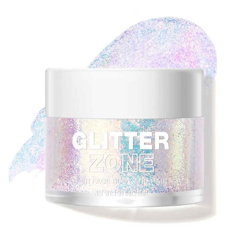 LANGMANNI Holographic Body Glitter Gel for Body, Face, Hair and Lip.Color Changing Glitter Gel Under Light. Vegan & Cruelty Free-1.35 oz (2 Sparkling Pink) LANGMANNI Holographic Body Glitter Gel for Body, Face, Hair and Lip.Color Changing Glitter Gel Under Light. Vegan & Cruelty Free-1.35 oz (2 Sparkling Pink)