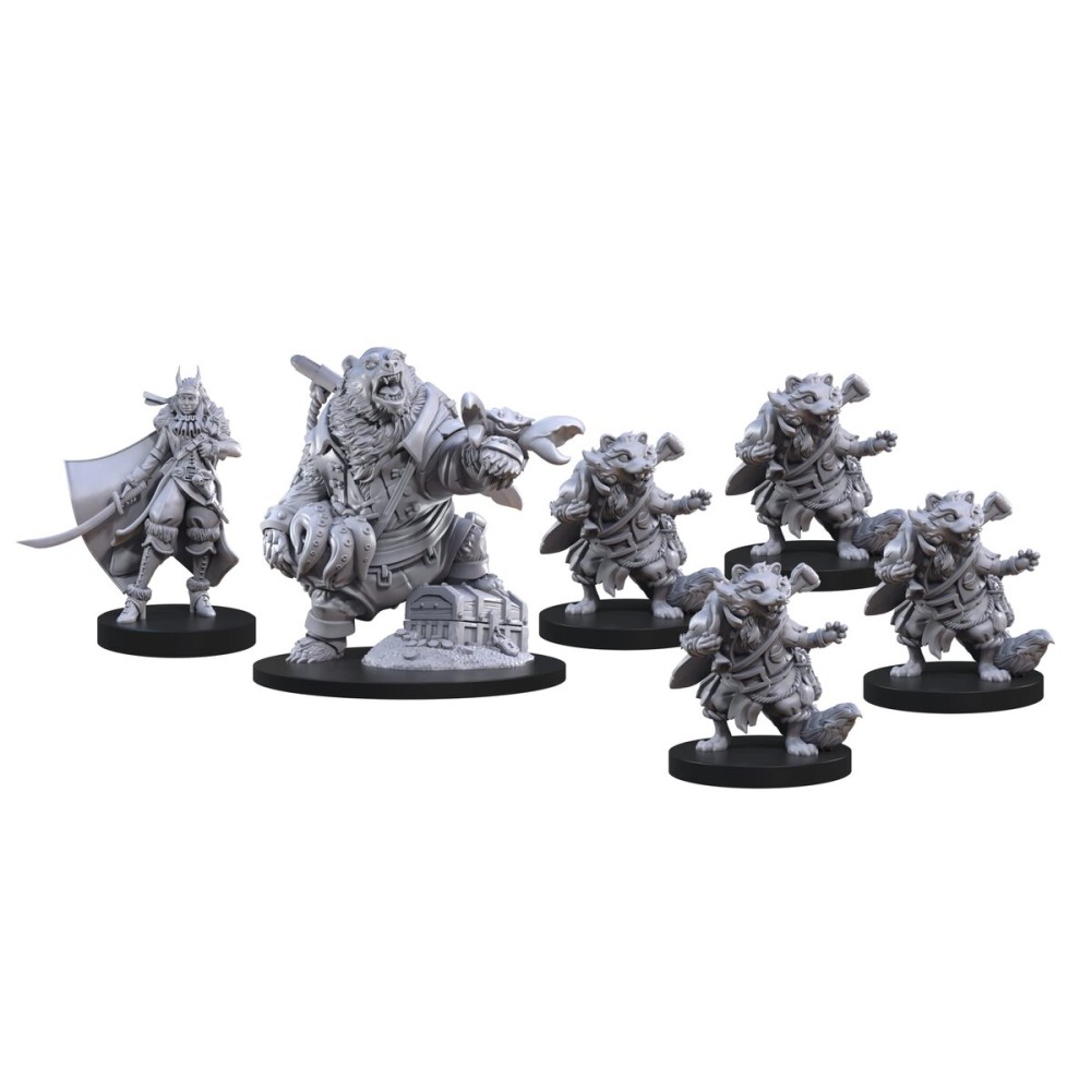 Animal Adventures: Raiders of The Faraway Sea Roleplaying Miniatures 5E Compatible Animal Adventures: Raiders of The Faraway Sea Roleplaying Miniatures 5E Compatible