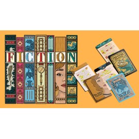 ALLPLAY Fiction - A Wordle-Inspired Board Game for Adults and Familes with Deception - Approachable and Fun Strategic Party Game in Small, Travel-Size Box (5 x 5 x 2) ALLPLAY Fiction - A Wordle-Inspired Board Game for Adults and Familes with Deception - Approachable and Fun Strategic Party Game in Small, Travel-Size Box (5 x 5 x 2)