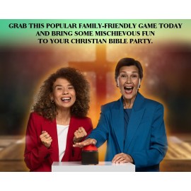 SJ03 Christian Bible Family Feud-Style Game Night - Bible Trivia, Church Group Game - Cards Included SJ03 Christian Bible Family Feud-Style Game Night - Bible Trivia, Church Group Game - Cards Included
